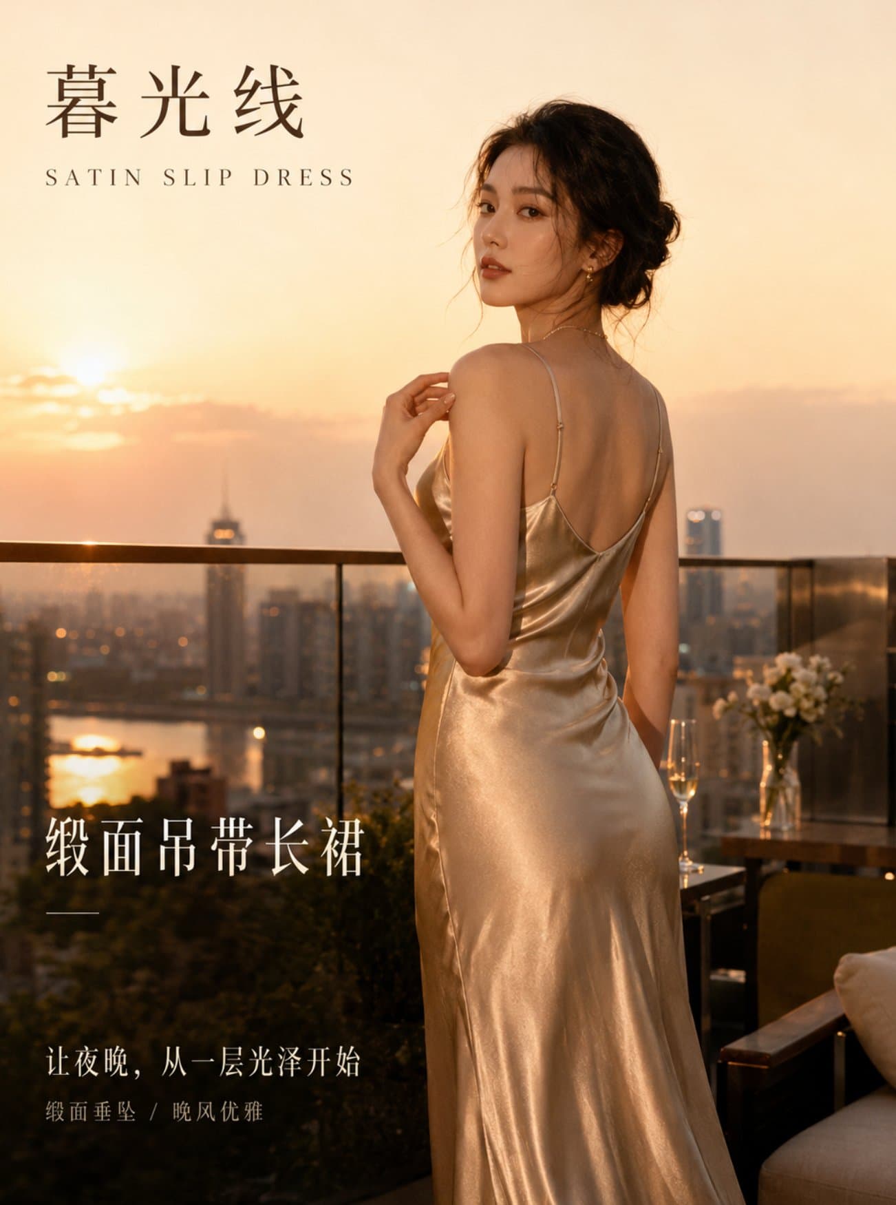 高级写实夏装时尚海报