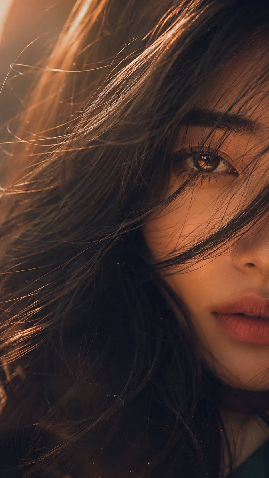发丝窥光