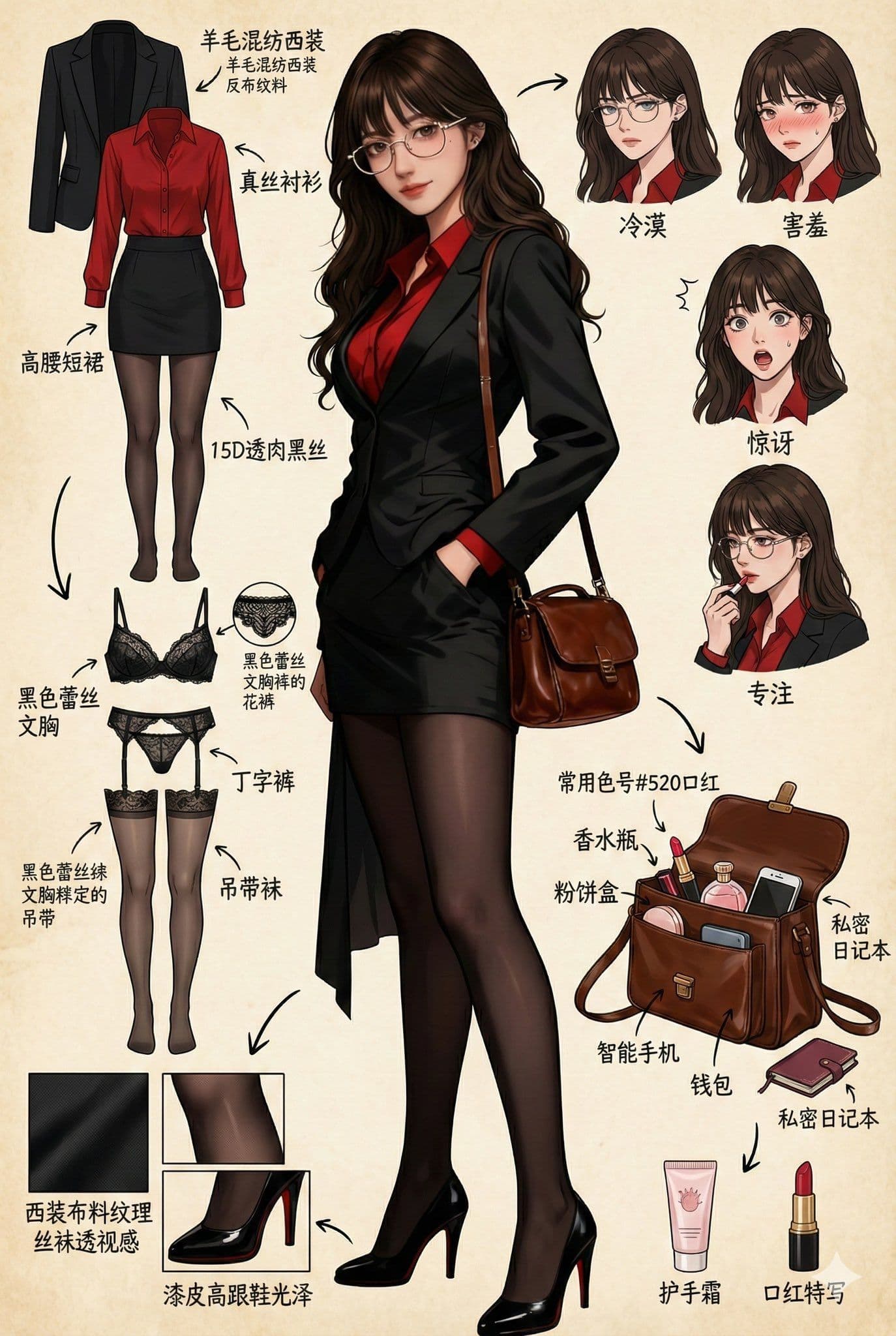 全景角色深度分解设定