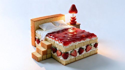 照片级逼真的概念食物艺术肖像