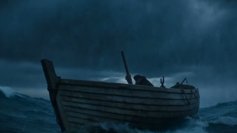 Ocean Storm Sea Monster Battle
