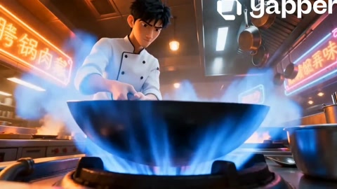 Dragon Wok Fire Kitchen Sequence