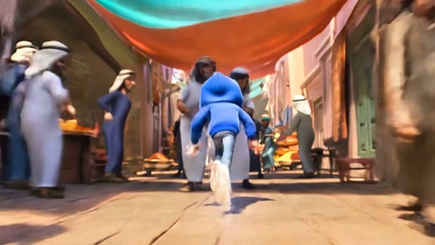 Pixar Hero Chase in Moroccan Souk
