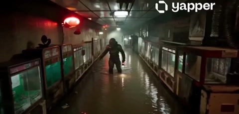 Cyberpunk Horror Chase Sequence