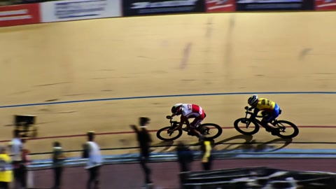 Cycling Sprint Velodrome Multi Shot