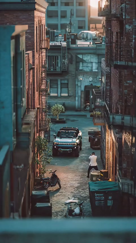 Street Scene Gunfight John Woo Style