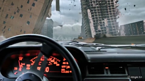 Hyper Realistic Driver POV Disaster Chase