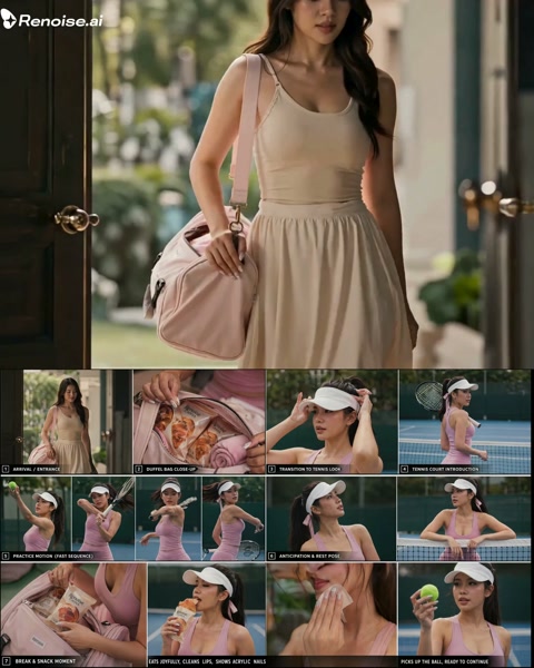 Cinematic Tennis Lifestyle Advertisement
