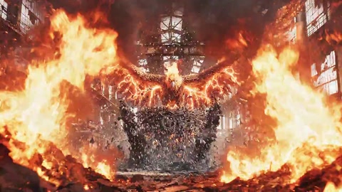 Phoenix Reborn in Flames