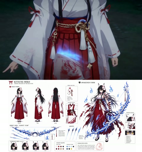 Nine Tailed Fox Divine Bow Manifestation