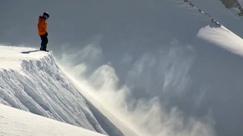 Multi Shot Snowboarding Adventure