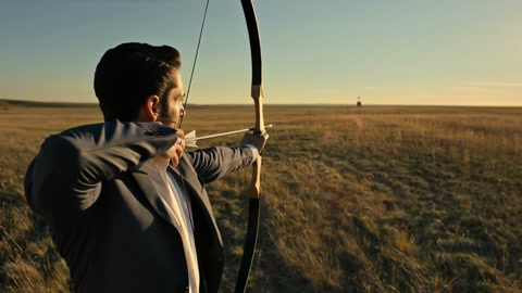 Realistic Cinematic Archery Scene