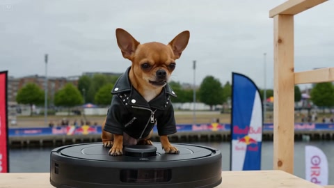Seedance Chihuahua Roomba Ramp Jump