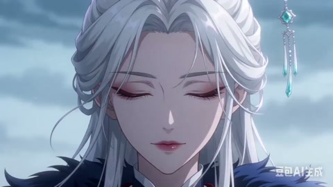 2D Anime White Hair Girl