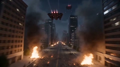 Alien Attack FPV City Chase
