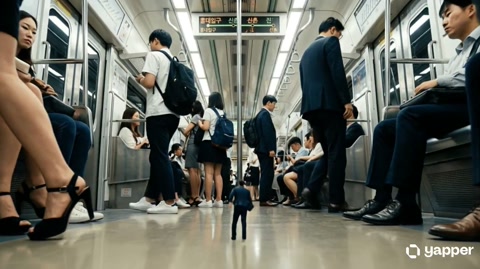 Tiny Commuter Sprint Seoul Metro