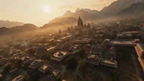 FPV Flight Through Ancient Gandhara Kingdom