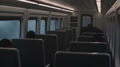 Train Escape Through Drowned City