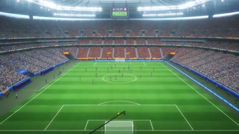 Anime Football Sequence - Spain vs France