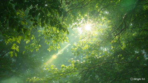 Cinematic Shots in Lush Forest