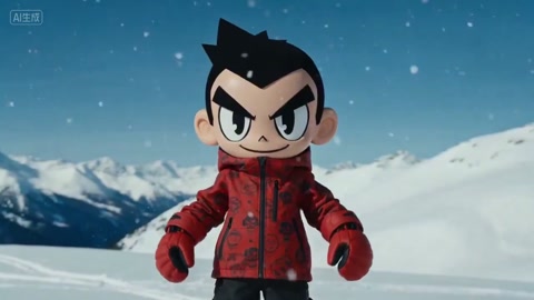 Dynamic Skiing Adventure