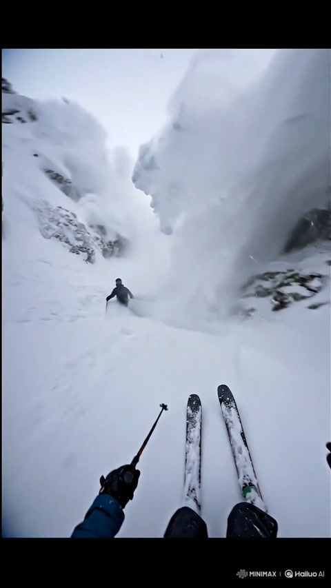 Ski Descent POV
