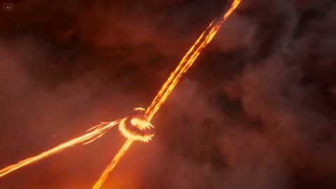 Phoenix Griffin Volcanic Battle