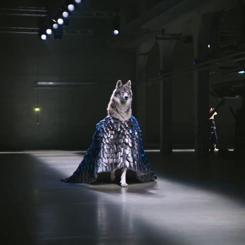 Animal High-Fashion Runway Show