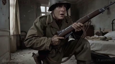 Cinematic WWII Soldier Tank Encounter