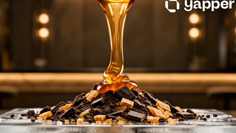 Golden Lava Dessert Explosion