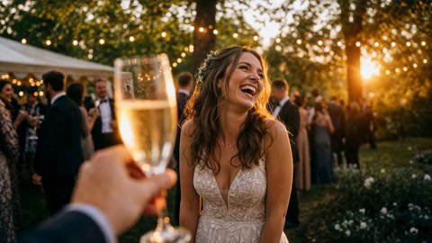 First-Person Handheld Wedding POV