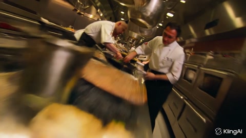 1999003282170327041 High End Restaurant Kitchen Peak Busy Fpv Drone