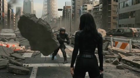 Devastated Tokyo Battle Scene