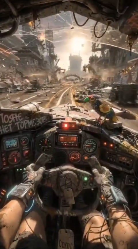 Post-Apocalyptic Chase Explosion