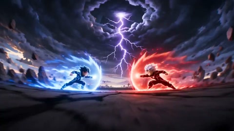 Anime Hero Battle - Creative Storyboard