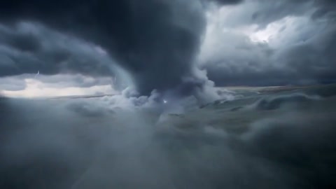2017530797415174144 Diving Supercell Thunderstorm Camera Pierces Rotating Cloud Walls