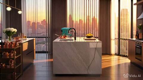2018217510873780224 Location Luxury Penthouse Kitchen One Continuous Mini Story