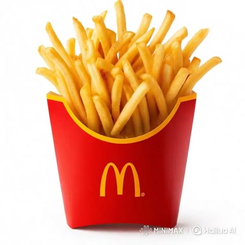 French Fries Exploded View Infographic