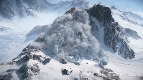 Massive Avalanche Scene