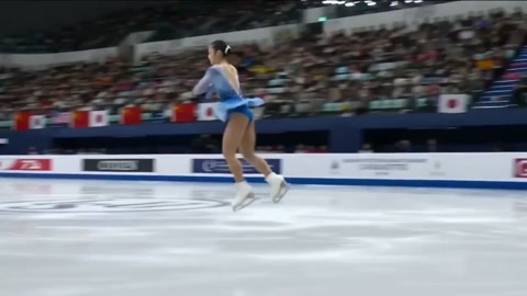 Olympic Skater Performance on Ice