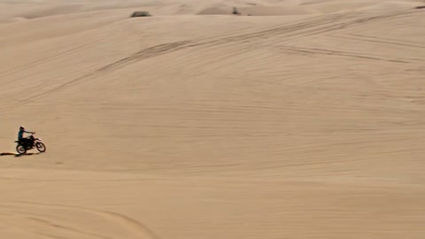 Dirt Bike Desert Racing Shots