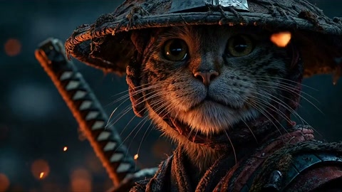 Cat Samurai: Burning Temple Cinematic