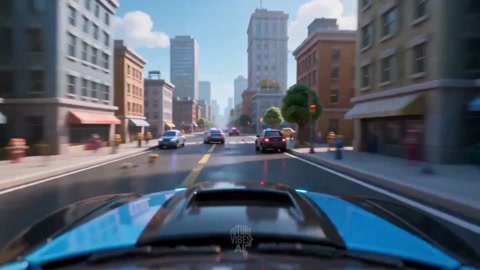 Pixar Toy Police Chase