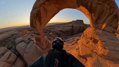 Wingsuit Pilot Sunrise Canyon