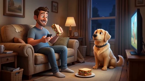 Pixar Dog Comedy Scene
