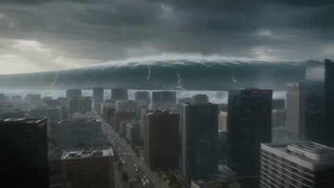 Epic PixVerse Tsunami Scene