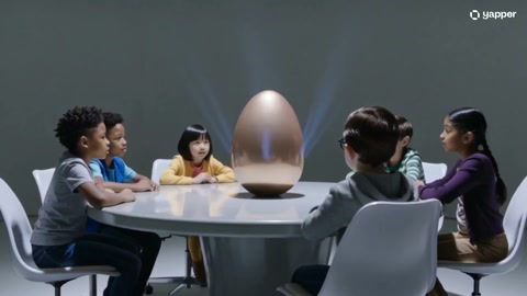 Children and the Glowing Egg