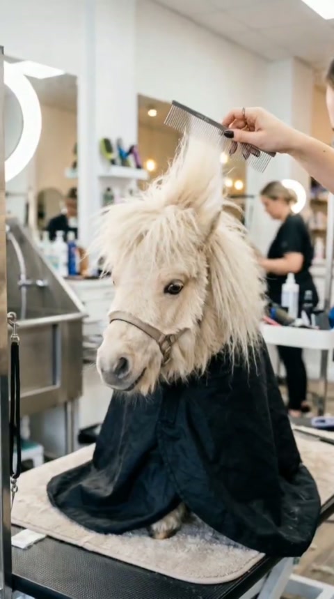 Miniature Horse Haircut Comedy