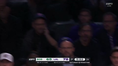 NBA Courtside Broadcast Moment