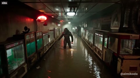 Cyberpunk Horror Revenant Chase